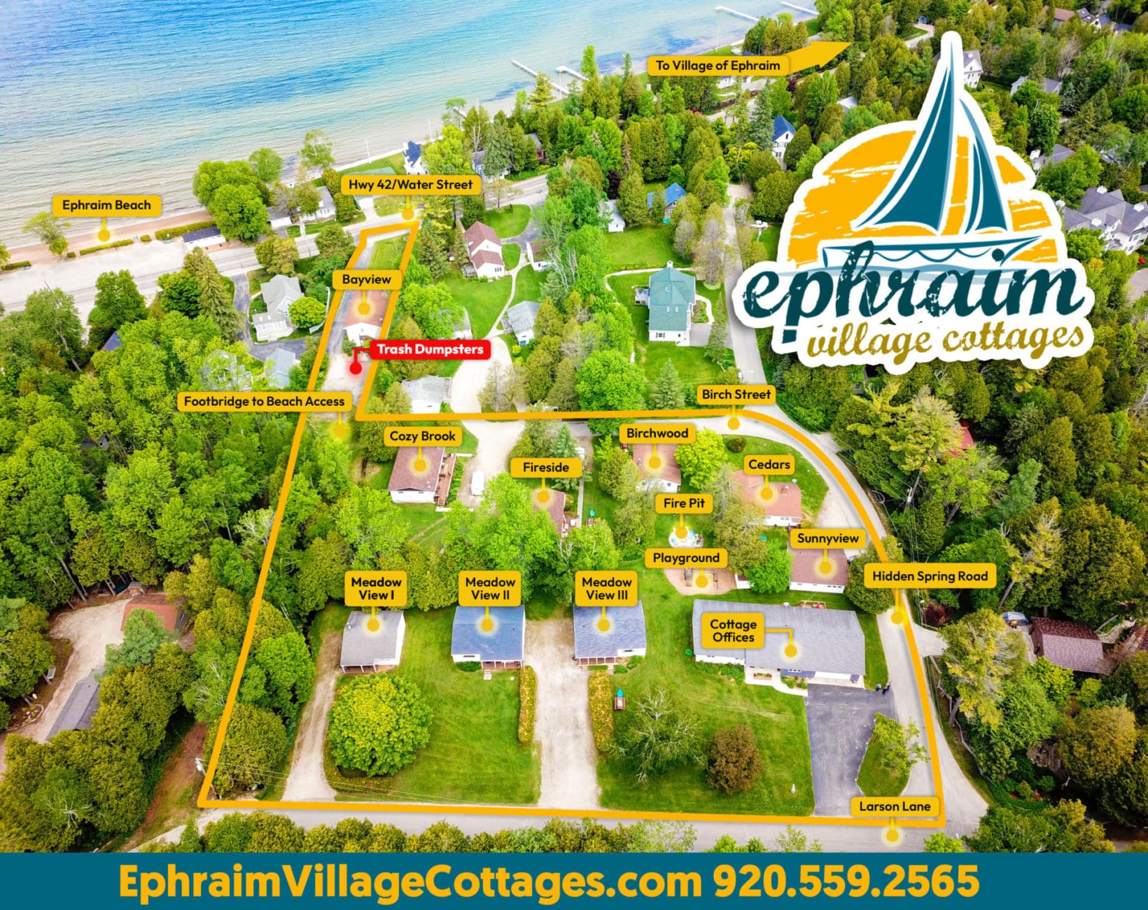 This image portrays Leave a Review by Ephraim Village Cottages.
